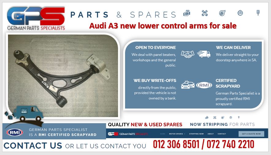 Audi A3 new lower control arms for sale - Private Seller Audi A3 new lower control arms for sale - Private Seller