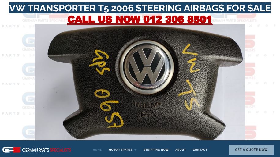 VW TRANSPORTER T5 2006 STEERING AIRBAGS FOR SALE - Private Seller VW TRANSPORTER T5 2006 STEERING AIRBAGS FOR SALE - Private Seller