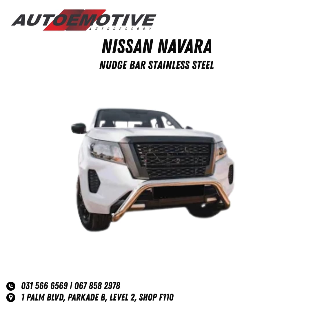 Nissan Navara Stainless Steel Nudge Bar | Supplied and Fitted - Umhlanga - Private Seller Nissan Navara Stainless Steel Nudge Bar | Supplied and Fitted - Umhlanga - Private Seller
