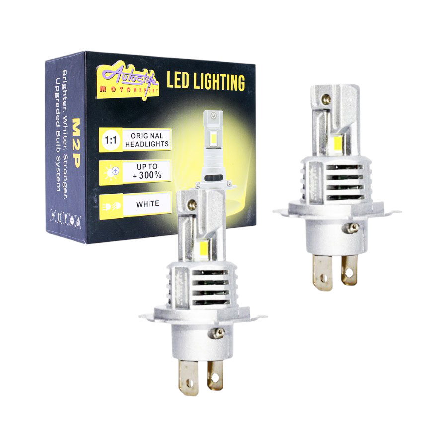 H4 M2P Plug & Play LED Bulbs (pair)