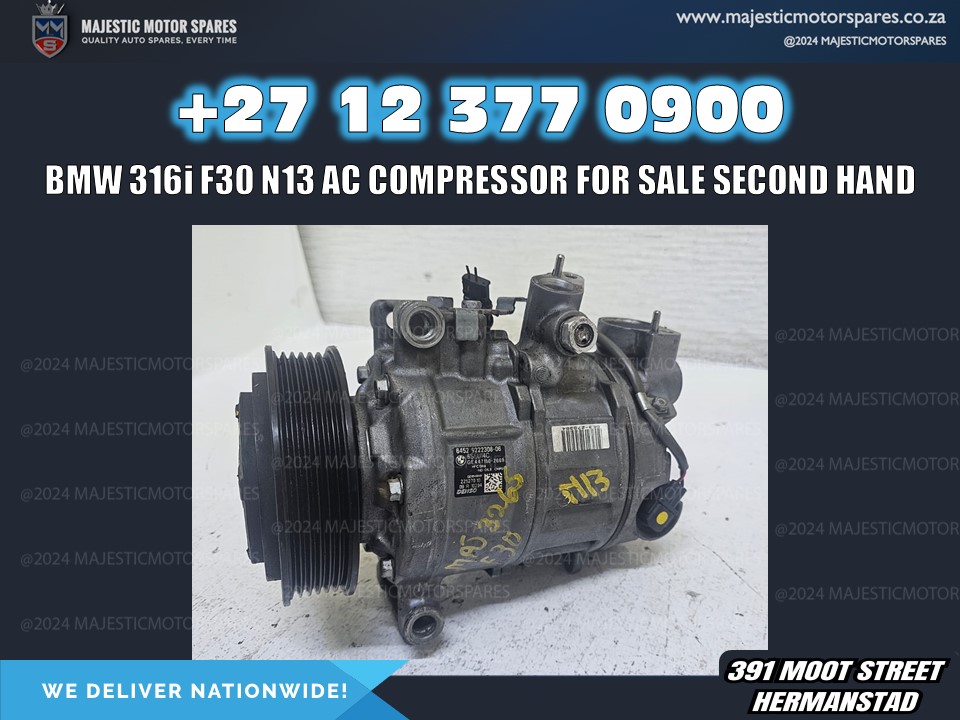 BMW 316i F30 N13 AC Compressor for Sale - Private Seller BMW 316i F30 N13 AC Compressor for Sale - Private Seller