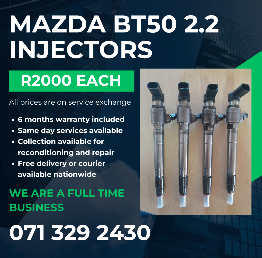 MAZDA BT50 2.2 DIESEL INJECTORS FOR SALE WITH WARRANTY - Private Seller MAZDA BT50 2.2 DIESEL INJECTORS FOR SALE WITH WARRANTY - Private Seller