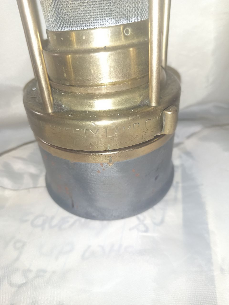 Antique Wolf safety mining lamp no1
