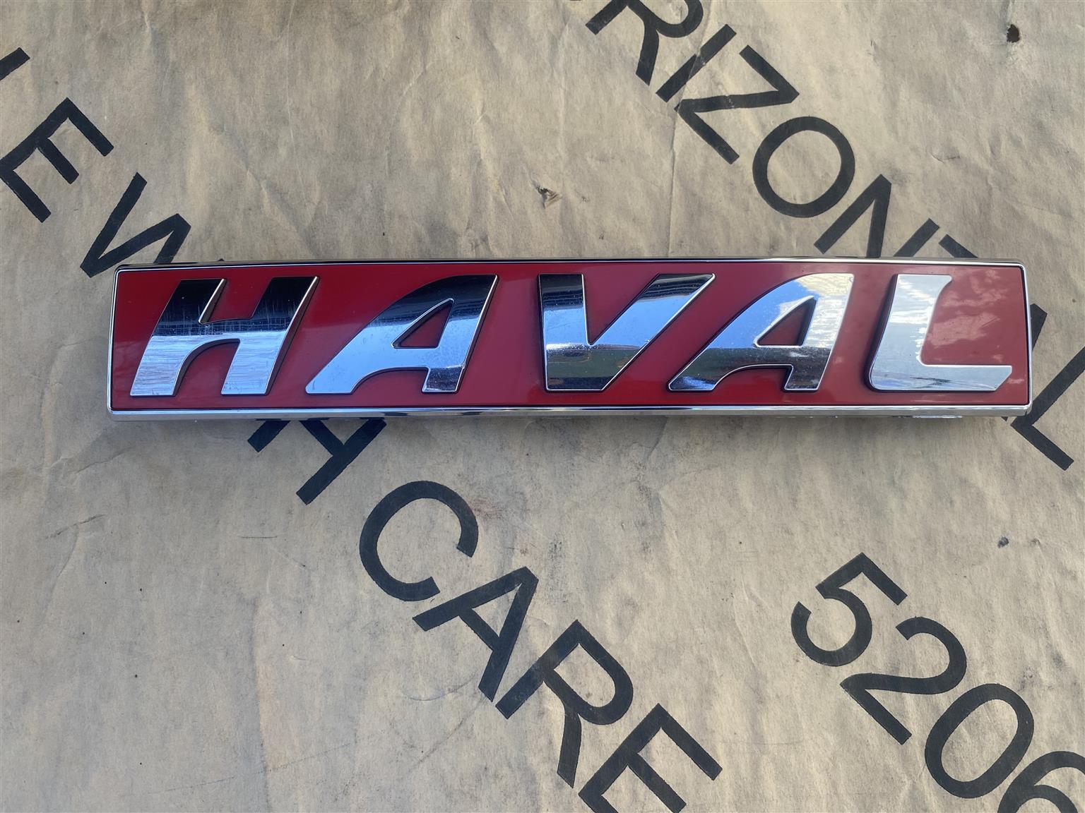 2020 HAVAL H2 MAIN GRILLE BADGE FOR SALE. IN PRISTINE CONDITION - Private Seller