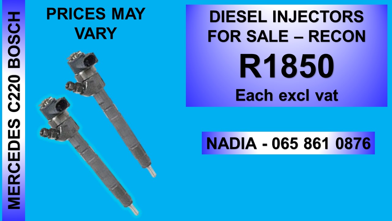 MERCEDES C220 BOSCH DIESEL INJECTORS FOR SALE - Private Seller MERCEDES C220 BOSCH DIESEL INJECTORS FOR SALE - Private Seller