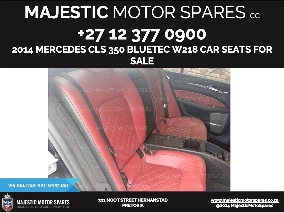 2014 Mercedes CLS 350 Bluetec W218 Car Seats for sale second hand - Private Seller 2014 Mercedes CLS 350 Bluetec W218 Car Seats for sale second hand - Private Seller