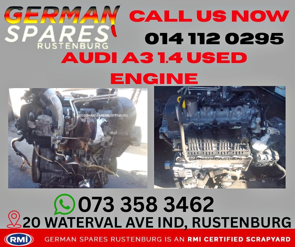 AUDI A3 1.4 USED ENGINE - Private Seller AUDI A3 1.4 USED ENGINE - Private Seller