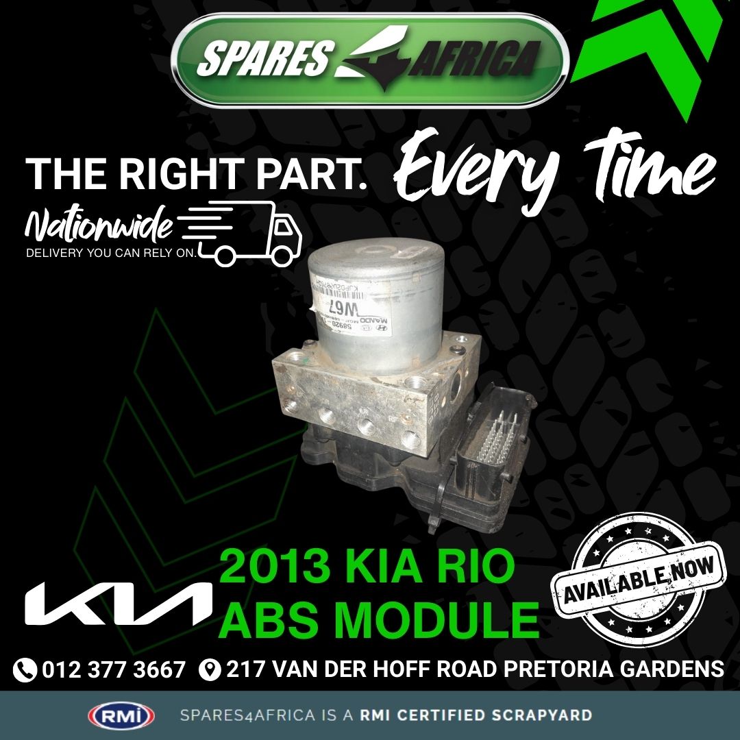 2013 KIA RIO – ABS MODULE - Private Seller 2013 KIA RIO – ABS MODULE - Private Seller
