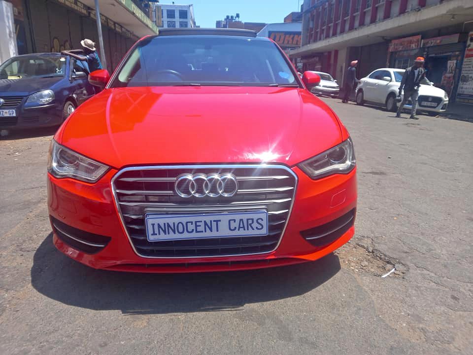 2016 AUDI A3 2.0 TFSI PETROL, AUTOMATIC TRANSMISSION, RED COLOUR, MILEAGE 72000KM