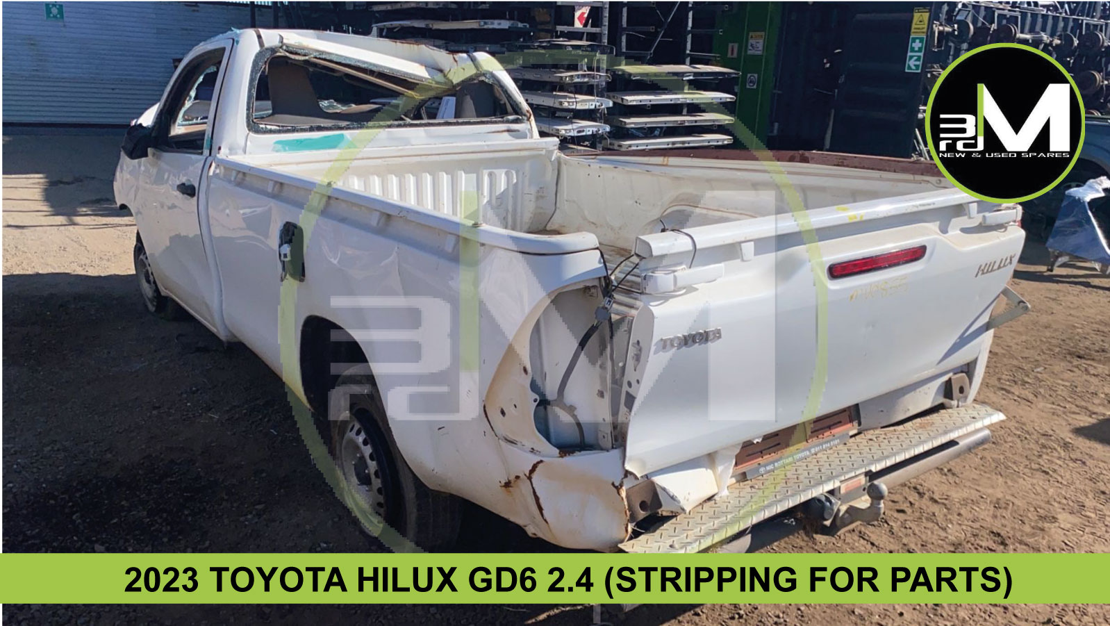 2023 TOYOTA HILUX GD6 2.4 (STRIPPING FOR PARTS)
