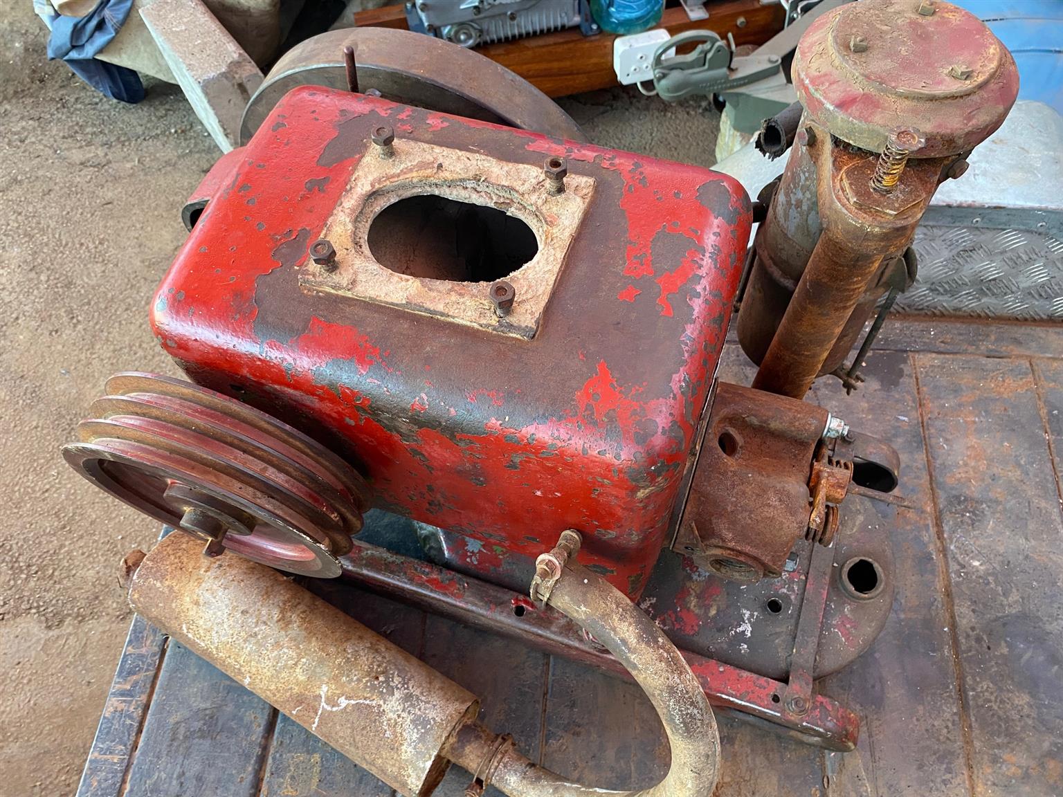 Stationery Engine International Harvester Company LA engine
