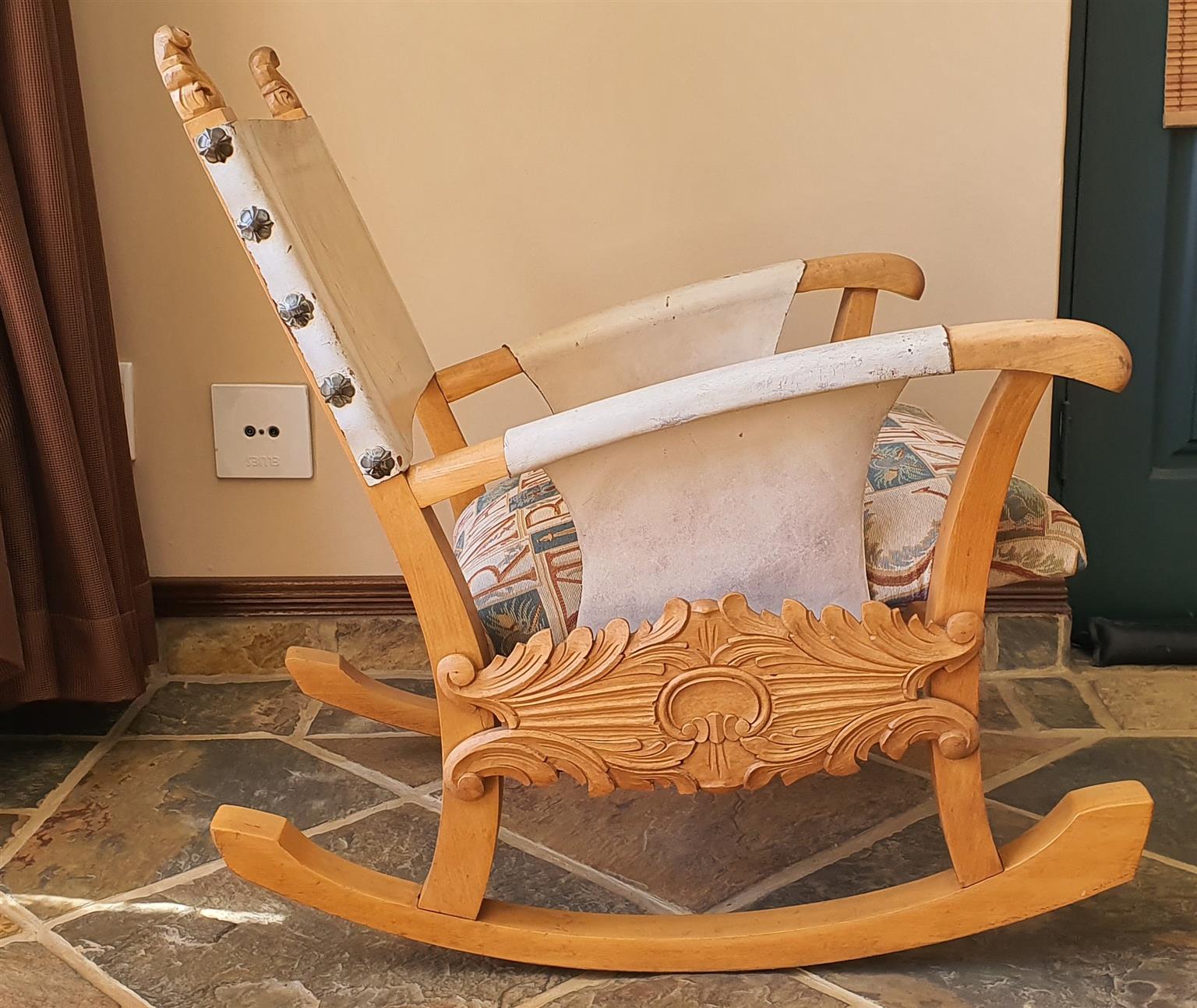 antique rocker glider