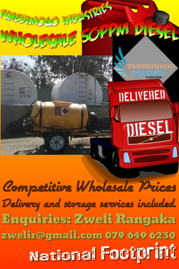 Wholesale 50 ppm diesel delivered