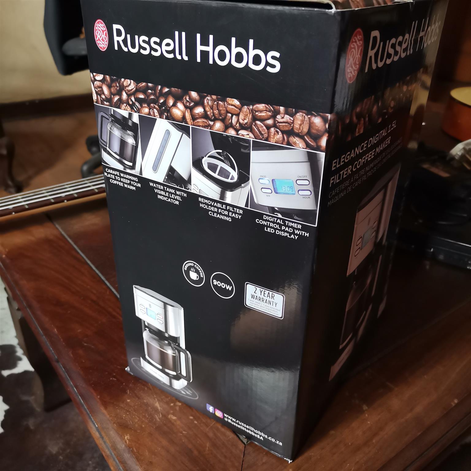 Russell Hobbs Elegance Digital Coffee Maker SS RHFD01