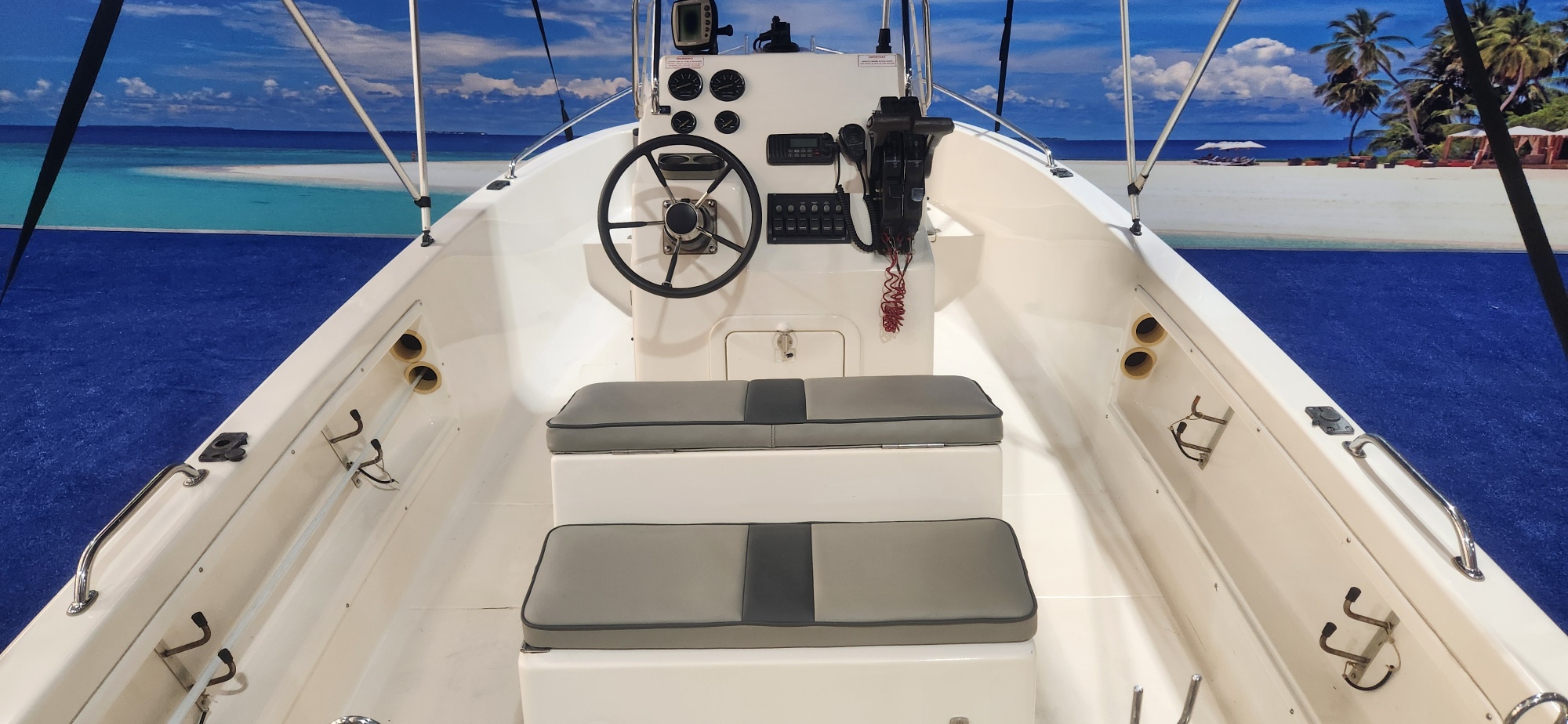 NEW ARRIVAL BENGUELA 19 FT CC 2011 ON TRAILER 2 X 60 HP HONDA 4 STROKES