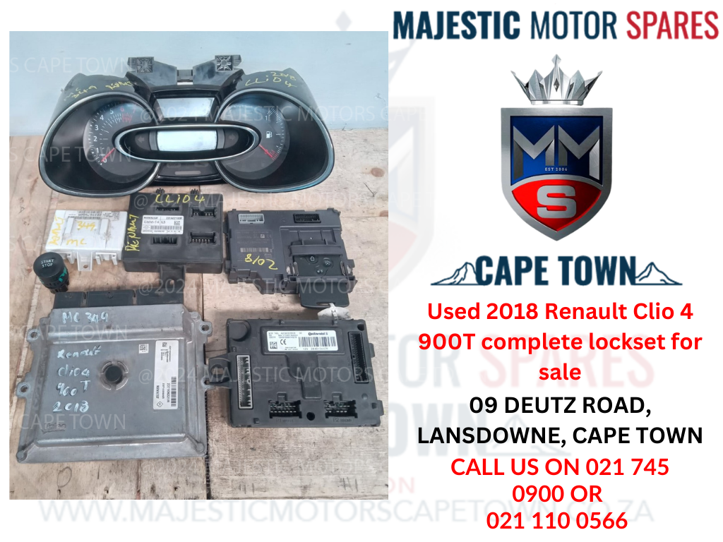 Used 2018 Renault Clio 4 900T complete lockset for sale - Private Seller Used 2018 Renault Clio 4 900T complete lockset for sale - Private Seller