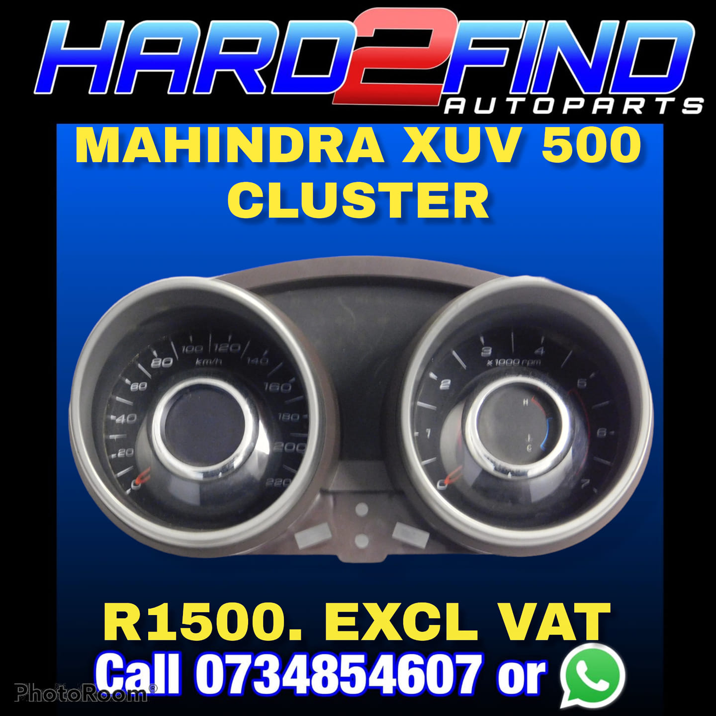 MAHINDRA XUV 500 CLUSTER EXCL VAT. - Private Seller MAHINDRA XUV 500 CLUSTER EXCL VAT. - Private Seller
