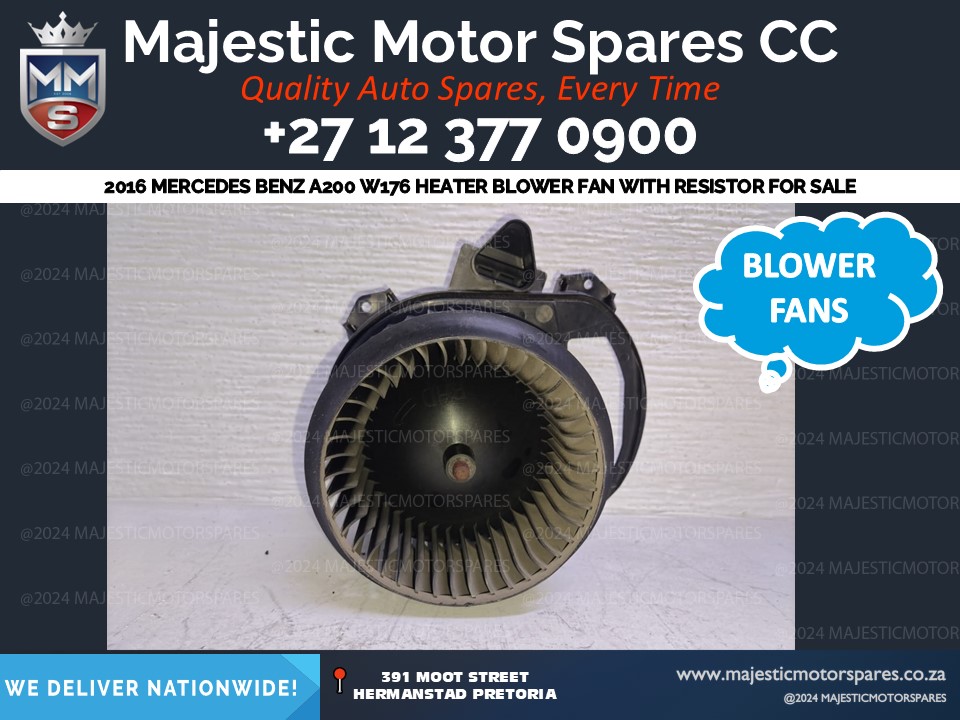 2016 mercedes a200 w176 heater blower motor for sale - Private Seller