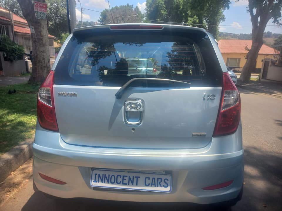 2011 HYUNDAI i10 1.2 PETROL, MANUAL, BLUE COLOR, MILEAGE 107000KMS