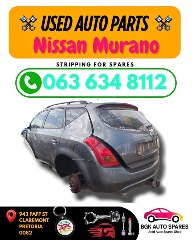 Nissan Murano stripping for spares Call or WhatsApp me - Private Seller Nissan Murano stripping for spares Call or WhatsApp me - Private Seller