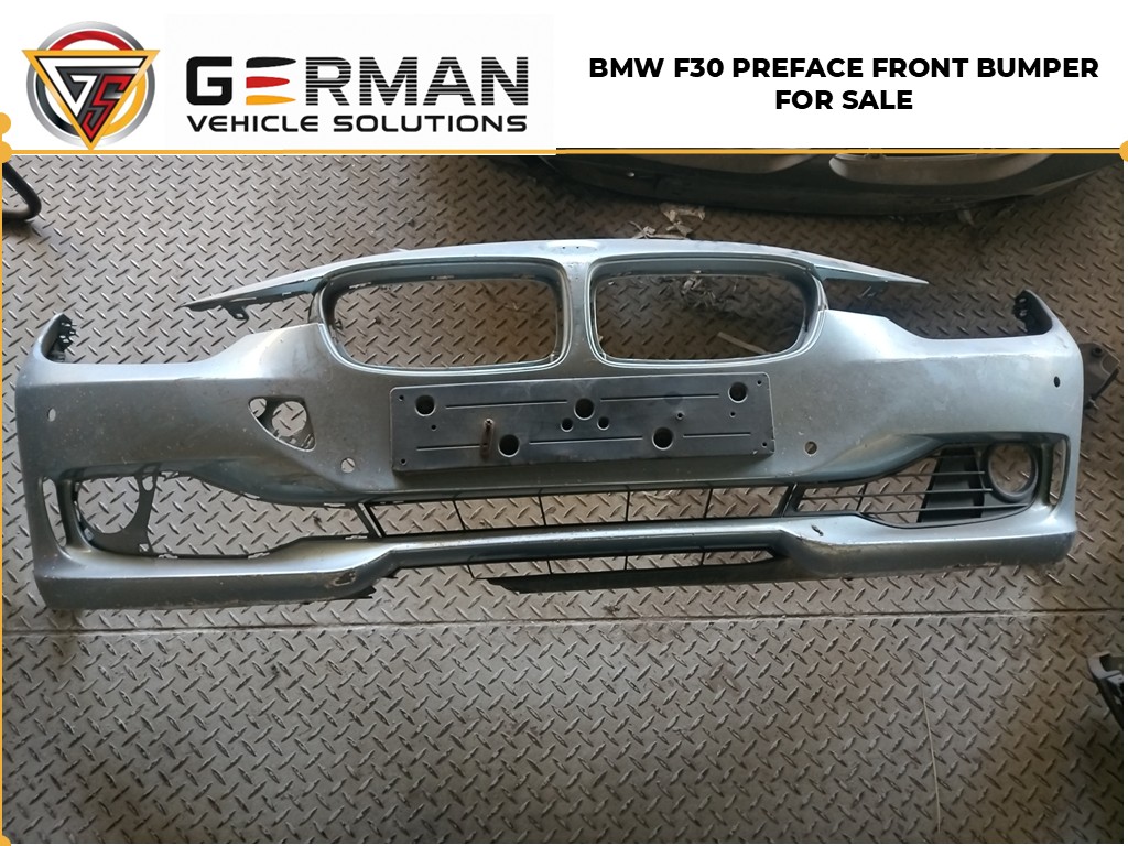 BMW f30 pre-facelift second-hand bumper in solid shape - Private Seller
