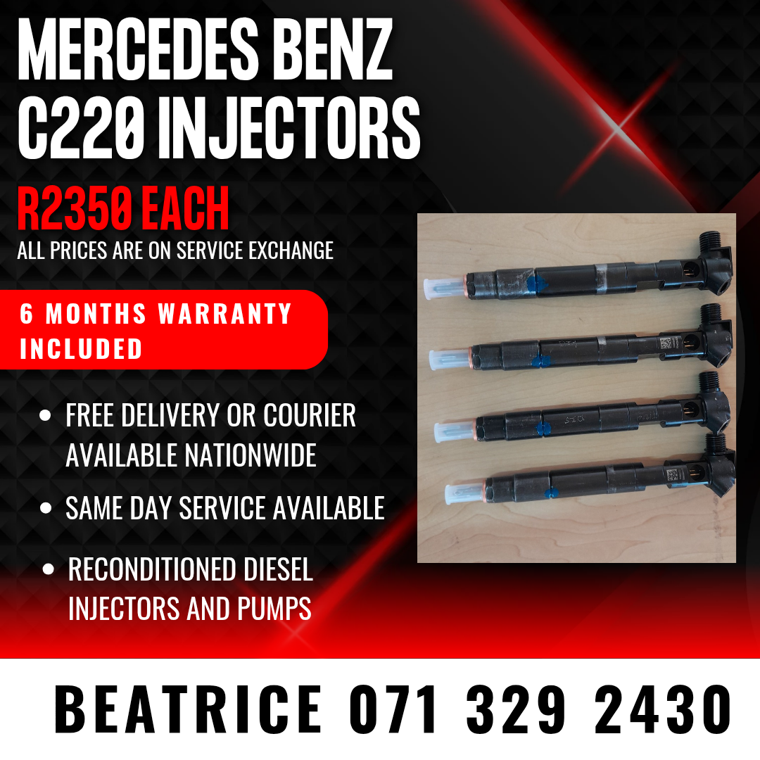 MERCEDES BENZ C220 INJECTORS FOR SALE WITH WARRANTY - Private Seller MERCEDES BENZ C220 INJECTORS FOR SALE WITH WARRANTY - Private Seller