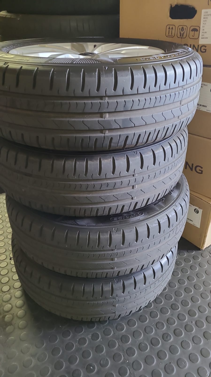 15inch VW Polo TSi/Vivo original new mags with fairly new 185/65/15 Falken tyres - Private Seller 15inch VW Polo TSi/Vivo original new mags with fairly new 185/65/15 Falken tyres - Private Seller