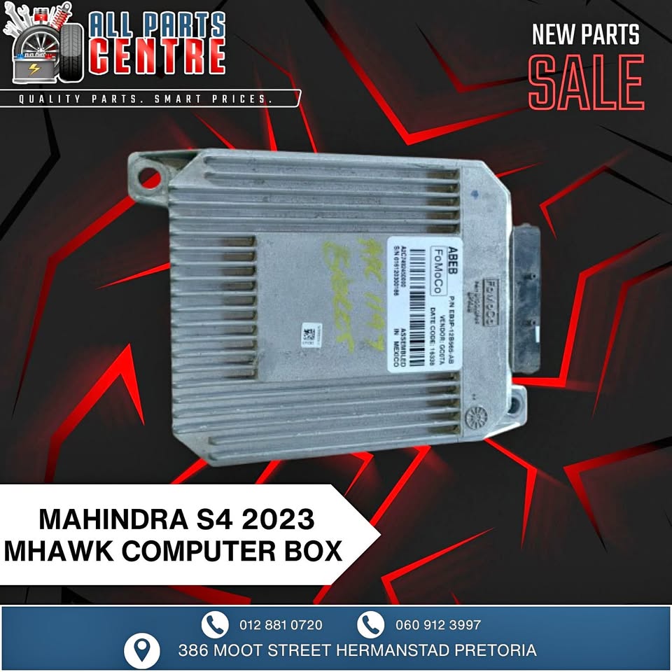 Mahindra S4 Mhawk 2023 Computer Box - Private Seller Mahindra S4 Mhawk 2023 Computer Box - Private Seller