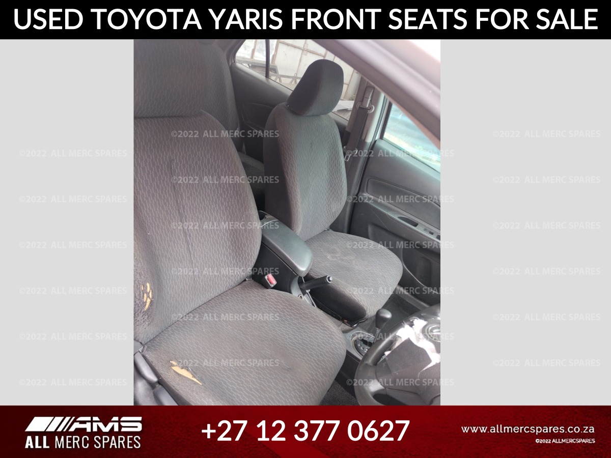 Used Toyota Yaris Front Seats for Sale - Private Seller Used Toyota Yaris Front Seats for Sale - Private Seller