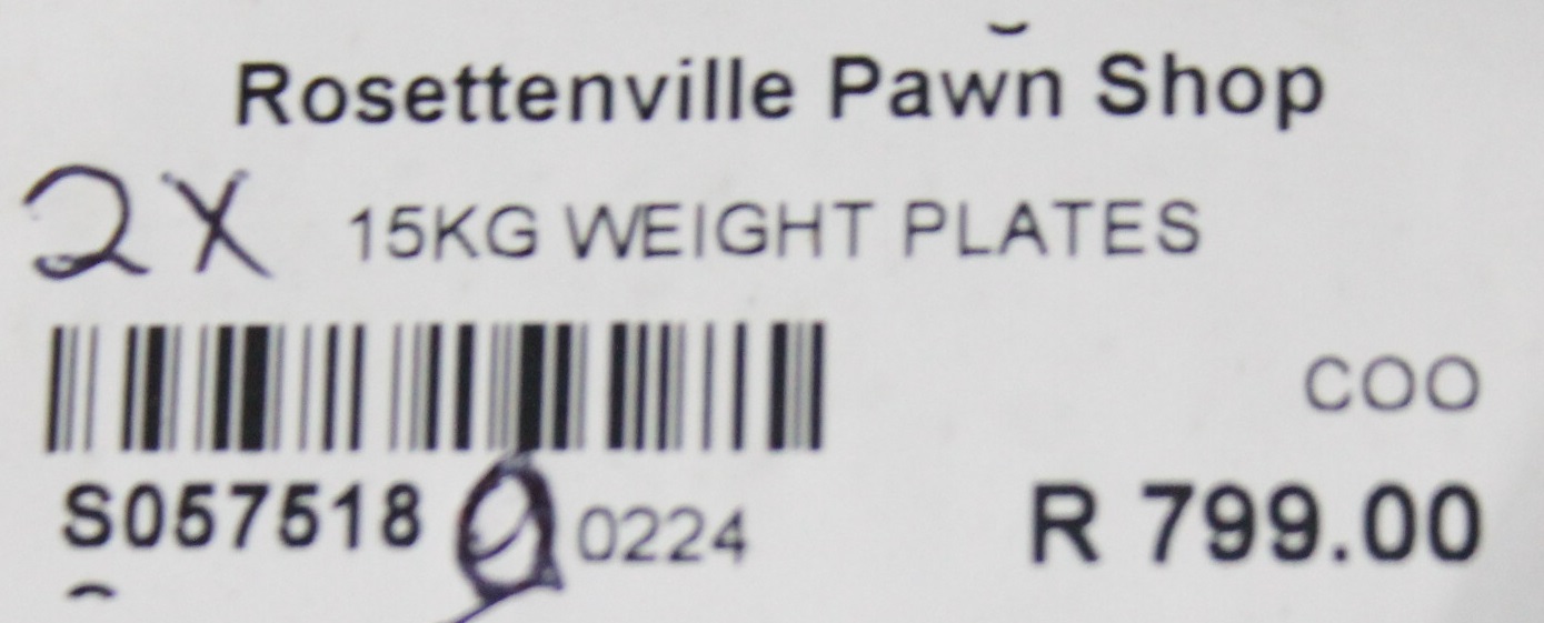 15kg weight plate S057518Q Junk Mail