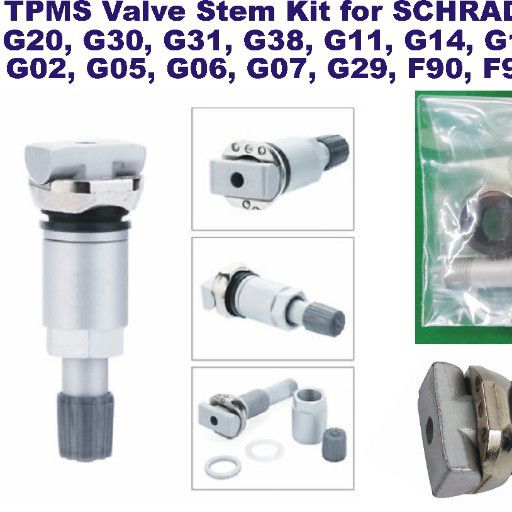 BMW wheel TPMS valve stems