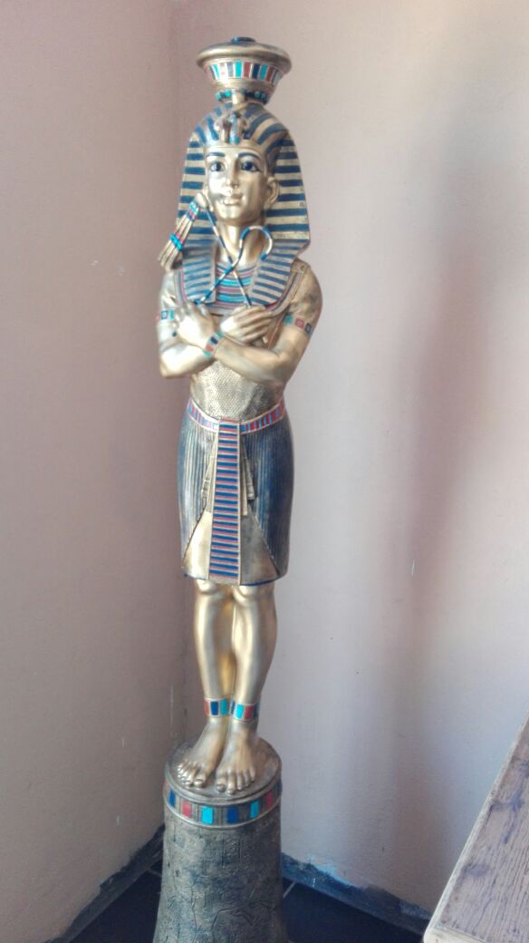 Pharaoh Tutankhamun Lampstand