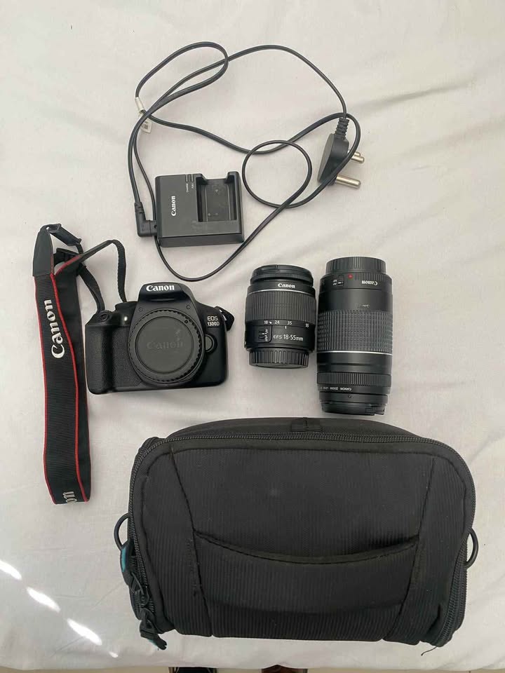 Canon 1400D twin lens bundle
