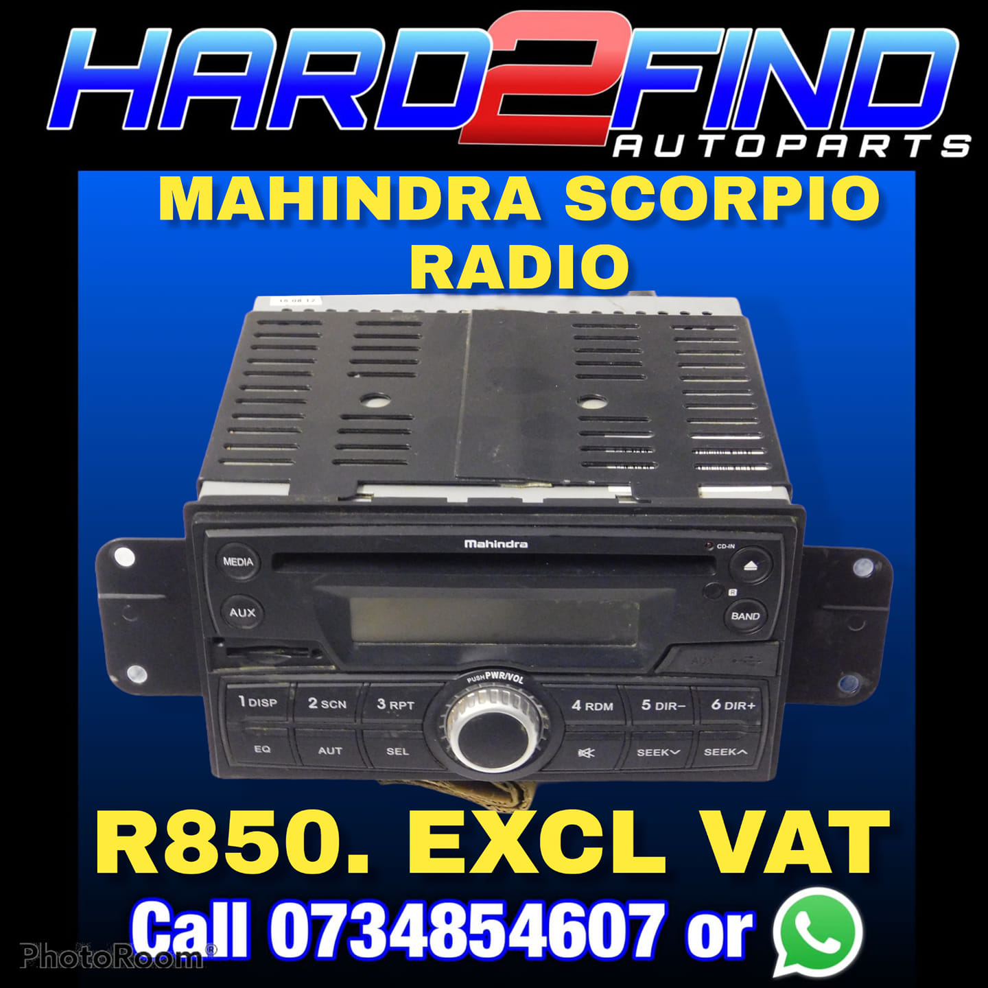 MAHINDRA SCORPIO RADIO EXCL VAT - Private Seller