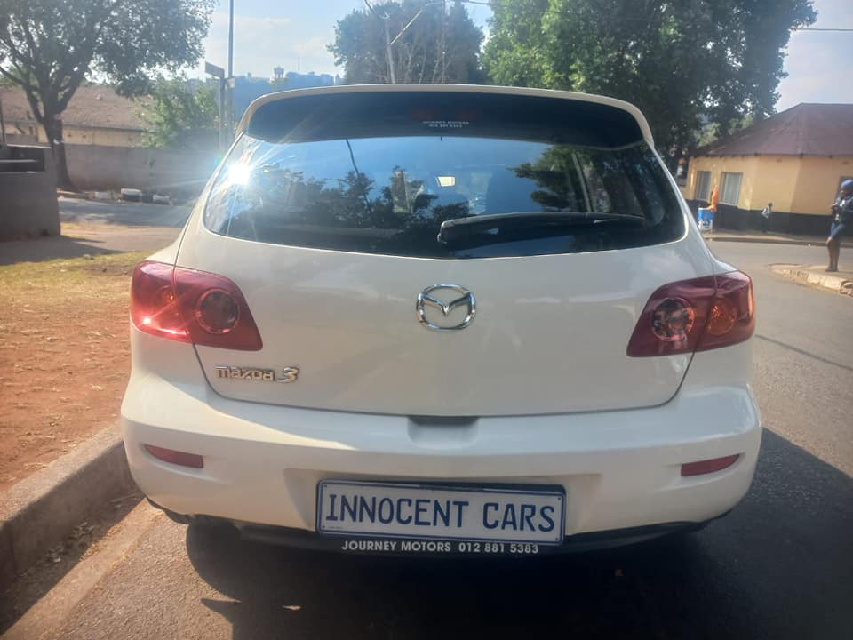2006 MAZDA 3 1.6 PETROL, MANUAL, WHITE COLOR, MILEAGE 137000KMS