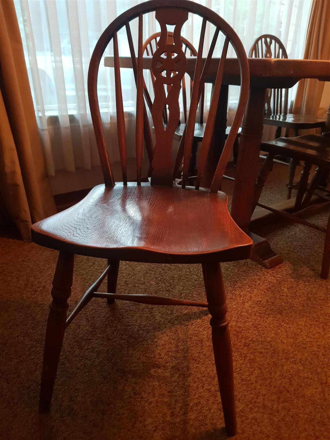 Set of six Windsor Wagon Wheel Chair's Circa1840 -1860 Set of six Windsor Wagon Wheel Chair's Circa1840 -1860