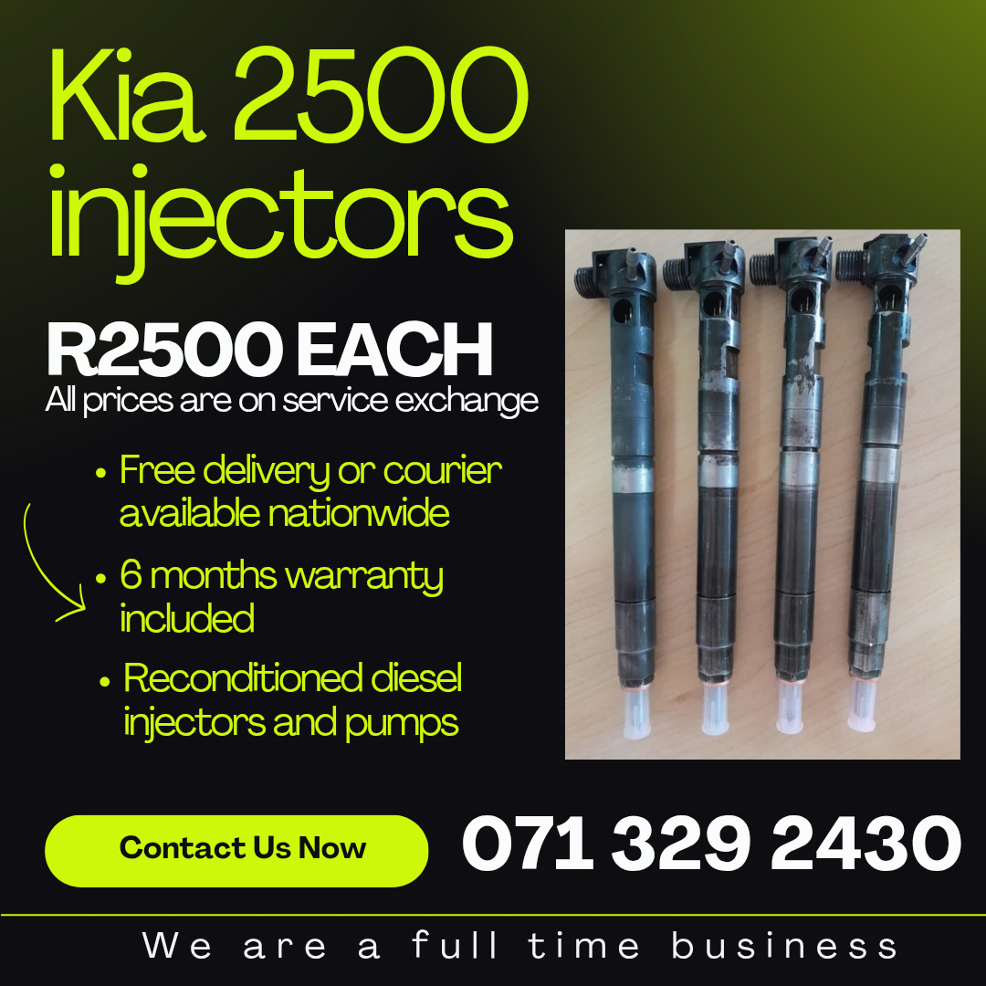 KIA 2500 INJECTORS FOR SALE WITH WARRANTY INCLUDED - Private Seller KIA 2500 INJECTORS FOR SALE WITH WARRANTY INCLUDED - Private Seller