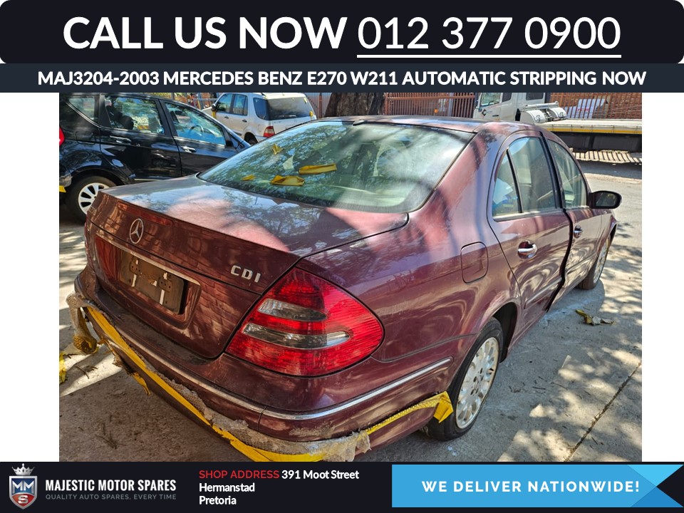 Mercedes Benz E270 W211 2003 diesel stripping for used spares - Private Seller Mercedes Benz E270 W211 2003 diesel stripping for used spares - Private Seller
