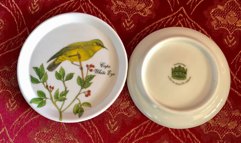 Royal Schwabap 1984 Ter Steege BV Holland J G van Hunnik Plate and a melamine tea plate