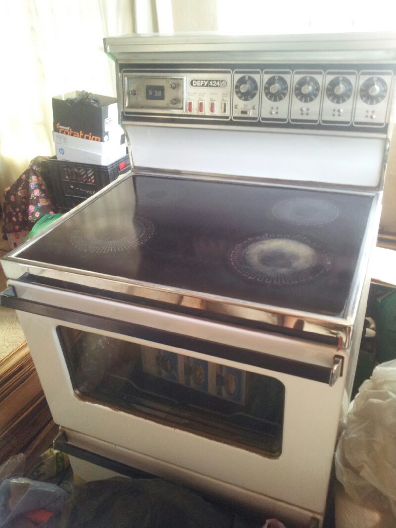 Glass top deals stove for sale