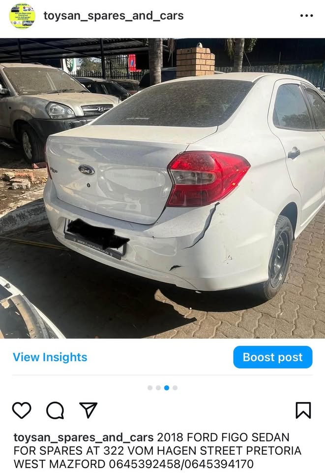FIGO SEDAN FOR SPARES - Private Seller FIGO SEDAN FOR SPARES - Private Seller