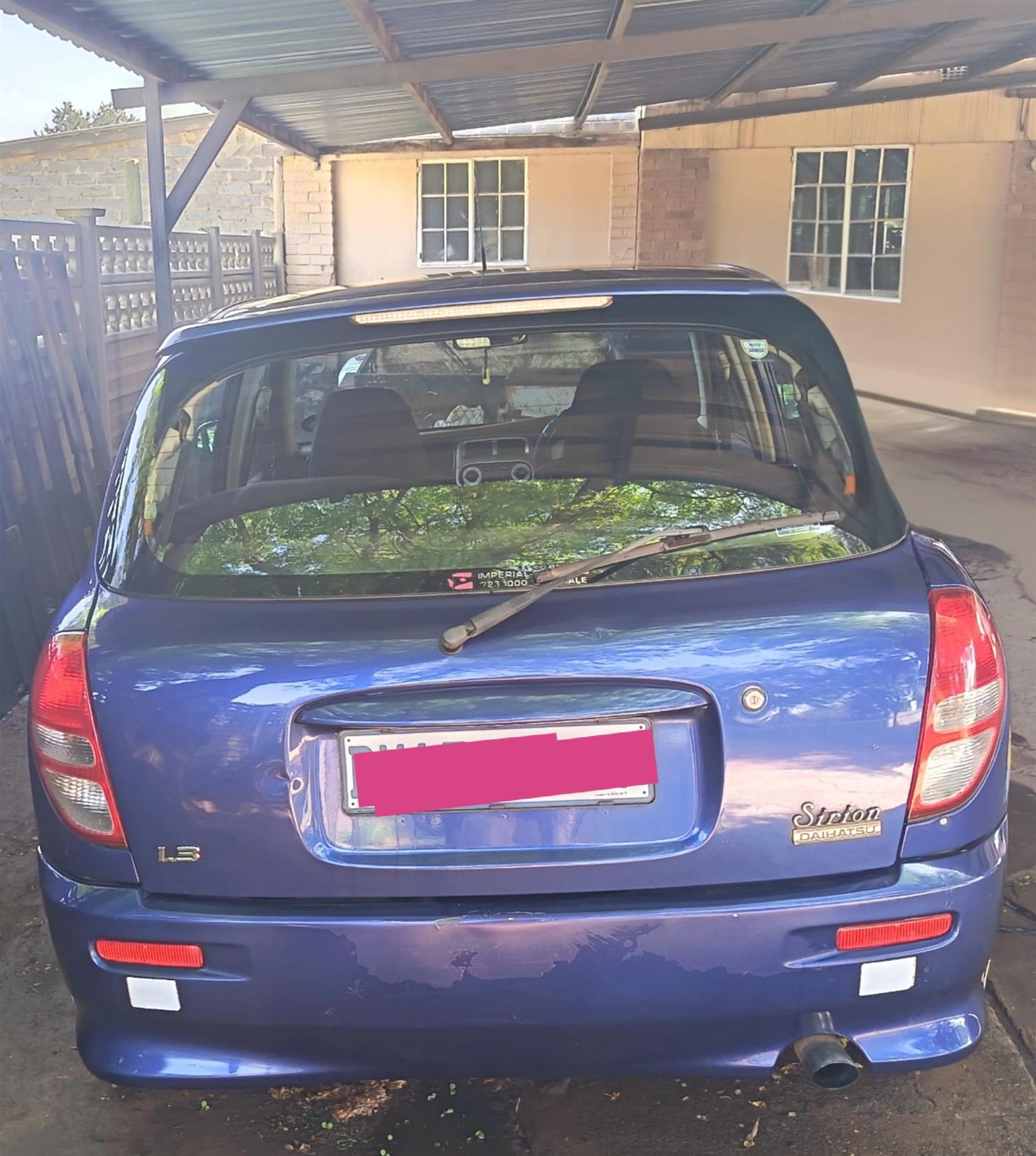 Used 2004 Daihatsu Sirion 1.3 - Private Seller Used 2004 Daihatsu Sirion 1.3 - Private Seller