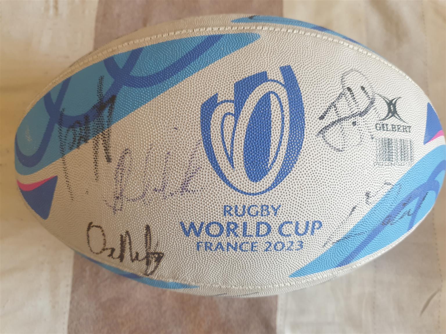 Rugby World cup 2023 ball signed by Springboks