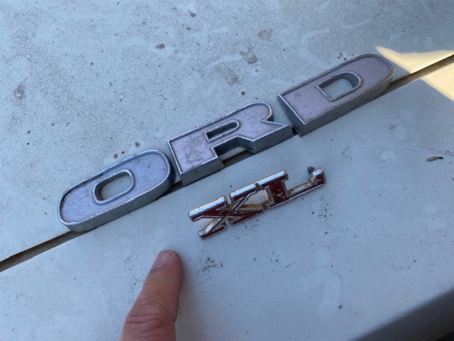 Ford Badge with XL Emblem - Private Seller Ford Badge with XL Emblem - Private Seller