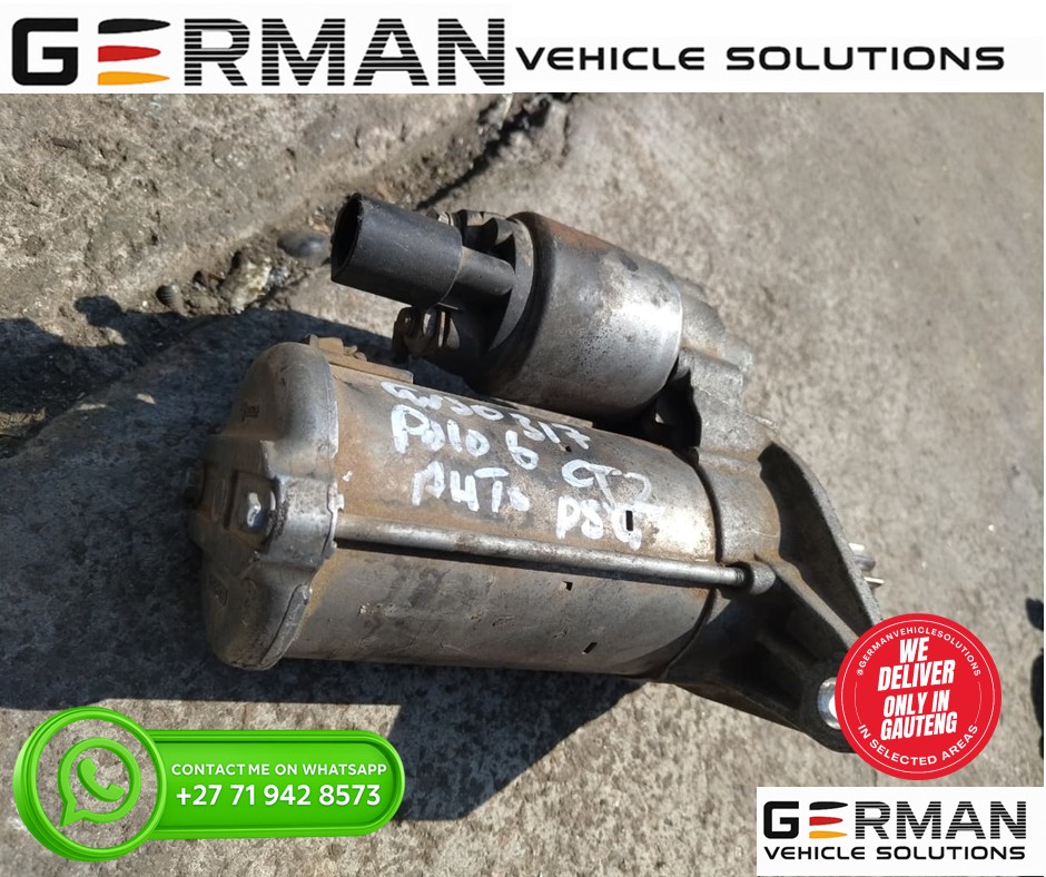Volkswagen polo 6 1.2 tfsi cjz starter for sale - Private Seller Volkswagen polo 6 1.2 tfsi cjz starter for sale - Private Seller