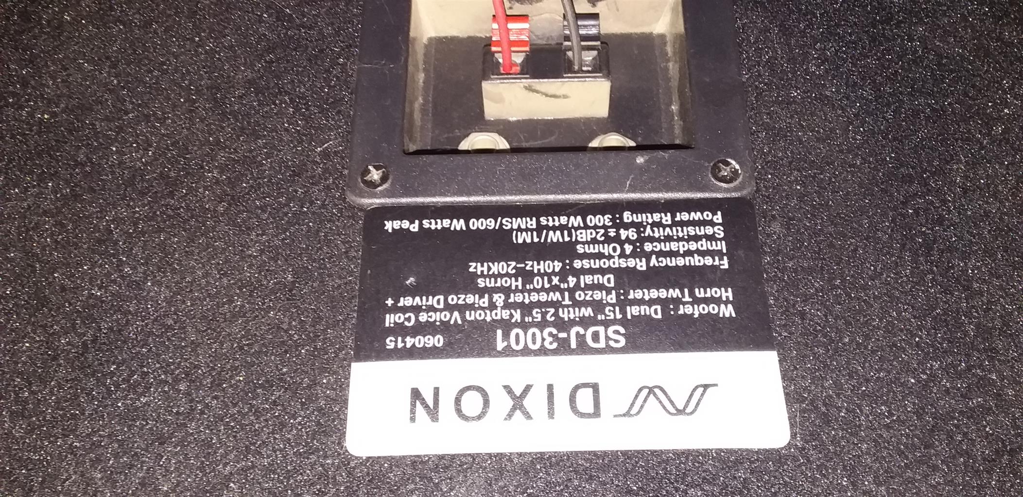 Amplifier and speakers