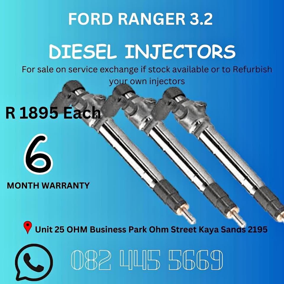 Ford Ranger 3.2 Diesel Injector for sale on service exchange or to recon