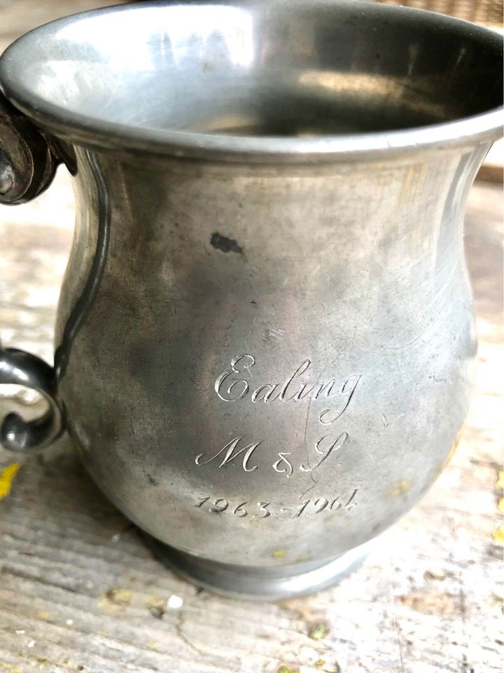 Silver plated tankard by James Furniss of Sheffield 929 hallmark - Best English Pewter (See Pics)