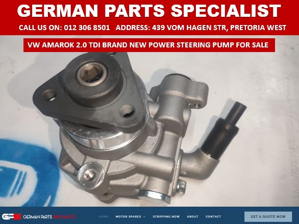 VW AMAROK 2.0 TDI BRAND NEW POWER STEERING PUMPS FOR SALE - Private Seller
