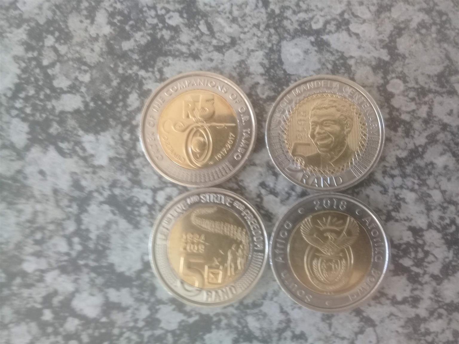 Nelson Mandela R5 Coins for sale Nelson Mandela R5 Coins for sale